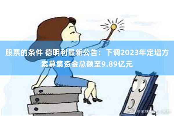 股票的条件 德明利最新公告：下调2023年定增方案募集资金总额至9.89亿元