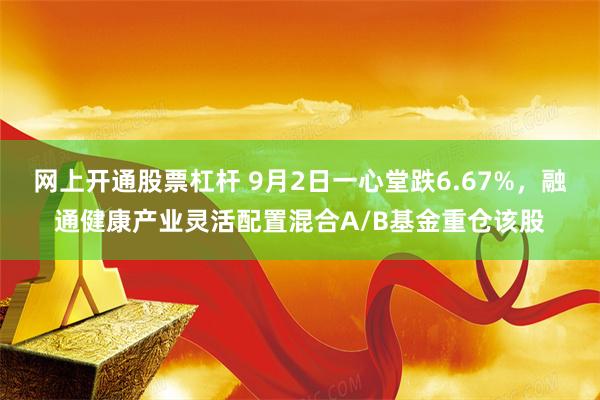 网上开通股票杠杆 9月2日一心堂跌6.67%，融通健康产业灵活配置混合A/B基金重仓该股